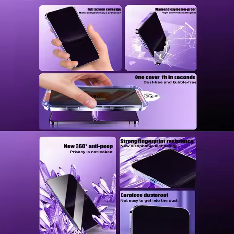 360° Anti-Spy Tempered Glass For Realme Neo8 Neo7 Turbo Neo7 SE Screen Protector For Realme Q3 Q5 Pr