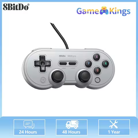 8BitDo SN30 Pro USB Gamepad Support For Nintendo Switch/Switch Oled/Windows10/11/PC/Raspberry Pi Wir