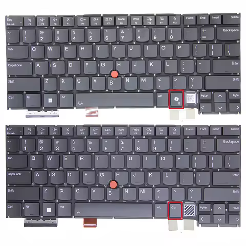 100%New US For Lenovo ThinkPad X1 Carbon 2024 2025 X1 Carbon GEN12 X1 Carbon GEN13 Backlit Laptop ke