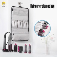 Wijx Storage Bag Compatible For Dyson Airwrap Styler Accessories Holder Multiple Pouches With Hook Hanger
