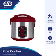 Cosmos Rice Cooker CRJ-6368 Magic Com Harmond Tech CRJ 6368