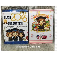Graduation Chip Bag l Loot Bag l 9 designs l A5 size (5.5 x 8 inches)