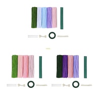 youn 406 PCS Multicolor Fuzzy Sticks Flower Arrangement Set Includes Wire Stems And Tape For Home De