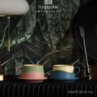 Mountain Sea Blue Coffee Cup Design Feel Niche Underglaze Color Handmade High-value Ceramic Couple G