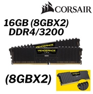 16GB (8GBx2) DDR4/3200MHz RAM (แรมพีซี) CORSAIR VENGEANCE LPX (CMK16GX4M2E3200C16)