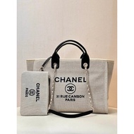 Chanel 22S Panda Beach Bag Yarn Cloth chanel Beach Bag chanel tote Bag chanel Vacation Bag Large Siz