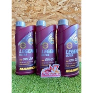 Engine oil Mannol 0w20 legend ultra 3litre free oil filter original axia