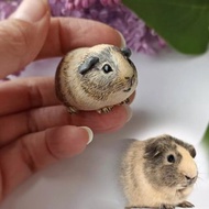 畫像 訂做 客製化 天竺鼠 可愛 Custom guinea pig pet portrait from photo is beautiful gift toy