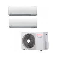 Toshiba東芝1.0匹+1.5匹1拖2變頻冷暖多聯式分體冷氣機RAS-M13N4KV+RAS-M10N4KV/RAS-2M18S3AV-E
