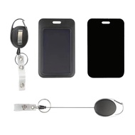 Customized Cartoon Student ID Work Card Adjustable card clip lanyard ID Card Holder Employee Exhibit