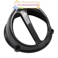 YOLANDAGOODSGJ Engine Cooling Fan Cover, Carbon Fiber Style Replacement Part Motorcycle Air Scoop Co