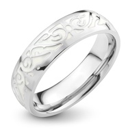 555jewelry แหวนสแตนเลส สตีล สำหรับผู้ชาย ตกแต่งลวดลายเก๋ ดีไซน์เท่ห์ รุ่น 555-R083 - แหวนสแตนเลส แหวนผู้ชาย แหวนแฟชั่น (R2)