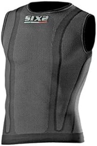 KPR-KSMXSBC-6Y Sleeveless SIXS Carbon Fiber Black Carbon Kids Line (6 Years Old)