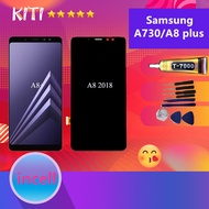 For Samsung LCD Display จอ + ทัช Samsung galaxy A8+(2018)/A8 plus(2018)/A730 SM-A730F/DS(ปรับแสงได้)(incell)