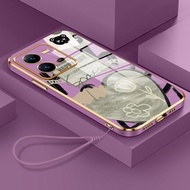 Casing HP For VIVO V25 5G V25E Case Casing Tulip Heart Pattern Casing Casing Casing Silicone Softcas