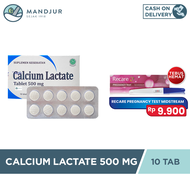 Calcium Lactate 500 mg 10 Tablet - Memenuhi Kebutuhan Kalsium