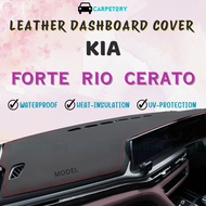 Kia Leather Dashboard Cover Dashmat Cerato Rio Forte MD YB