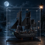 Kotak Pameran Akrilik Untuk LEGO 10365 Captain Jack Sparrow Pirate Ship Habuk Proof Clear Display Ca