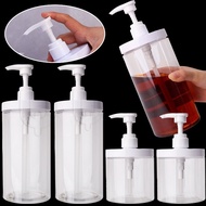 500/1000ml PET Pump Bottle - Shower Gel Storage Box - Wide Mouth Lotion Laundry Detergent Container 