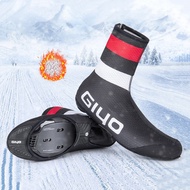 【CW】 GIYO Cycling Shoe Cover Thickened Fleece Booties Thermal Protector Windproof Dustproof Outdoor Riding