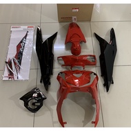 HONDA SCOOTER BEAT V2 2020 BODY COVER SET WITH STICKER RED ORIGINAL HONDA