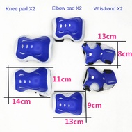New Children's Protective Gear 6-piece Set Of Knee Pads, Elbow Pads, Wrist Pads, Roller Skating, Snowboard, Bicycle, Sports Pad
