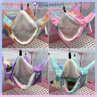 LEMONTRE Pet Hammock Ferret Rat Warm Plush Squirrel Beds