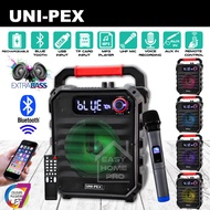 UNI-PEX WPA-281BR Wireless Portable Bluetooth Speaker Karaoke/USB/TF/AUX IN/Rechargeable/USB drive R
