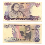 Uang Kuno 10000 Rupiah RA Kartini 1985 Gress
