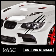 Cutting Sticker Wolverine Claw Cakar Robek