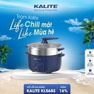 Nồi lẩu hấp đa năng KALITE KL568-SCông suất 2000WDung tích 11L có thêm xứng hấp Dây nguồn dài 1.2m b