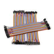 120Pcs 10/15/21/30/40cm Colored Dupont Wire 40pin Male To Female, Male To Male, Female To Female Jum