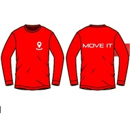 【High quality】Move It Long Sleeve uniform shirt