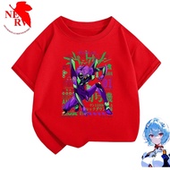 [ada stok] Baju-T EVA Neon enesis Evanelion Baru, Kartun Comel, Fesyen untuk Lelaki dan Perempuan, D