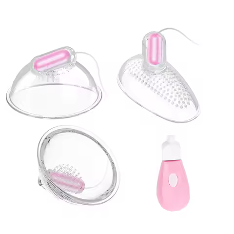 Nipple Vibrator for Women 10 Frequency Vibration nipple breast augmentation device breast pump femal