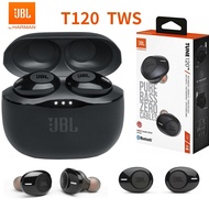 JBL T120TWS True Wireless Bluetooth Earphones TUNE 120 TWS Stereo Earbuds Bass Sound Headphones Headset with Mic bass