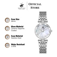 Beverly Hills Polo Club BHPC Jam Tangan Wanita Ladies' Stainless Steel Quartz Watch BP3899X