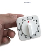 NARCISSUS1Y7KJ 2 PCS Kitchen Timer, 60 Minute Duration Plastic Mechanical Timer, Practical Loud Alar