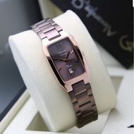 JAM TANGAN WANITA ALEXANDRE CHRISTIE AC 2455 ROSEGOLD BROWN ORIGINAL