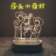 Sha Tou Peripheral Small Night Lamp Sun Yingsha Wang Chuqin Combination Houston Won the Championship