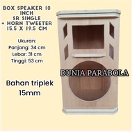 Speaker Box 10 Inch Single Tweeter Minimalist Design