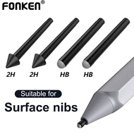 Fonken 2H HB Touch Screen Pen Spare Nib Replacement Stylus Tip Refill for Microsoft Surface Pro 7/6/5/4 Surface Book1/2 Surface Studio Surface Go1/2