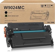 FIRSTINK W9024MC Black Toner Cartridge [with New Chip] W9024 Toner High Yield Compatible with LJ Man