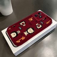 Casing hp for Realme C53 C51 C51s Note 50 Narzo N53 Case Lion cartoon Kasing Silicone flexible on th