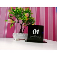 Restaurant Acrylic cafe Table Number,cafe