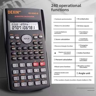 DEXIN KK-82MS-B Scientific Calculator 2 LINE 240 Multifunctional Portable School Office Supplies