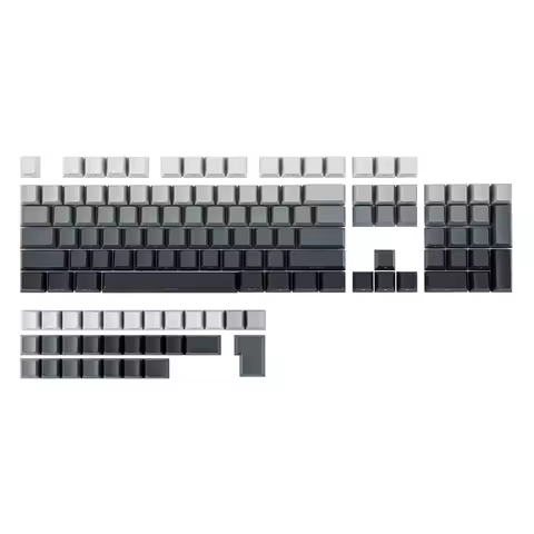 EPOMAKER Urban 133 keys Keycaps Set Cherry Profile Double Shot PBT Material for ANSI/ISO Mechanical 
