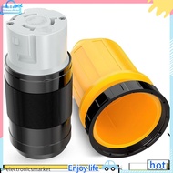 electron50AMP RV Power Cord Twist Lock Plug  Plastic 125/250V Female Locking Shore Replacement Inlet