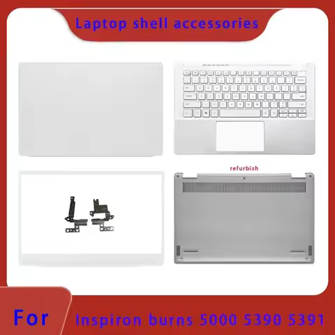 Suitable for Inspiron 13 5390 5391 series laptop LCD screen back cover, front panel hinge palm rest 