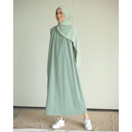 Muslim Midi Dress Jumbo Size ML XL XXL 3XL 4XL 5XL Chest Size Up to 140cm